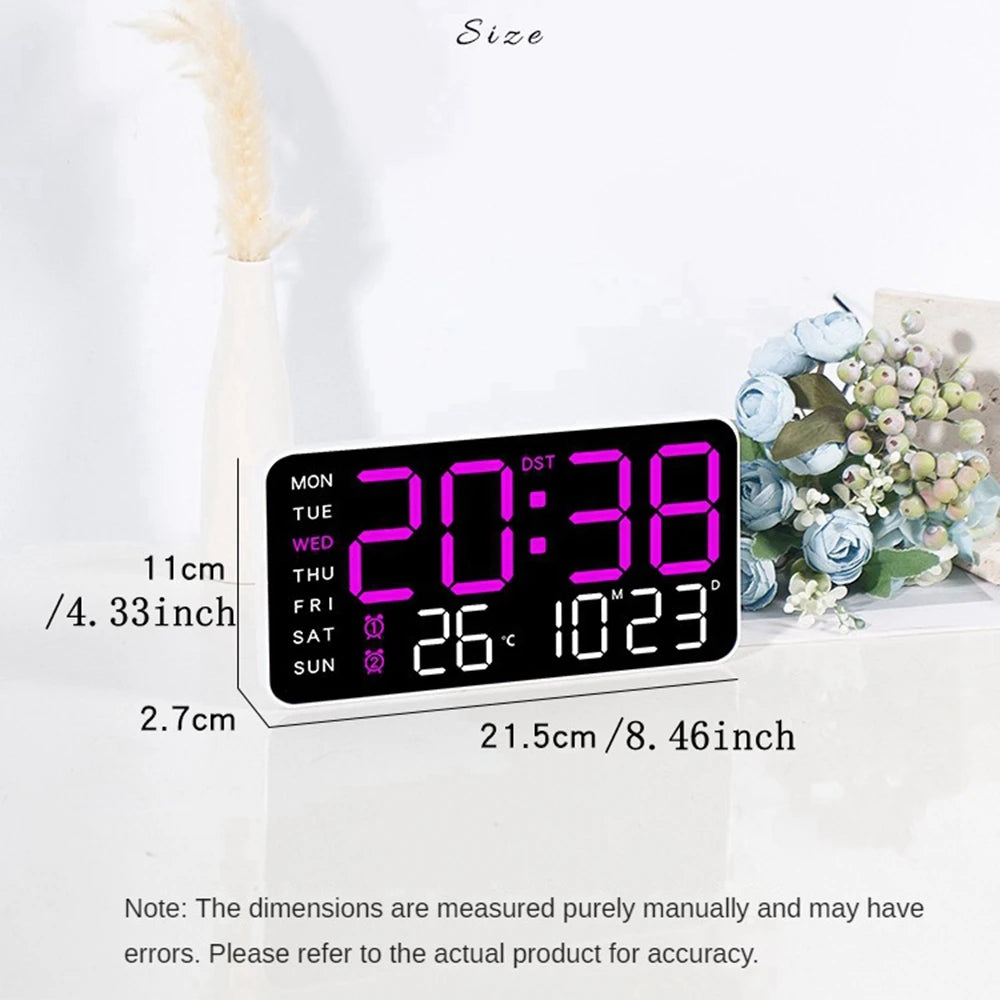 Multifunctional Digital Alarm Clock – Modern Design and Ultimate Convenience