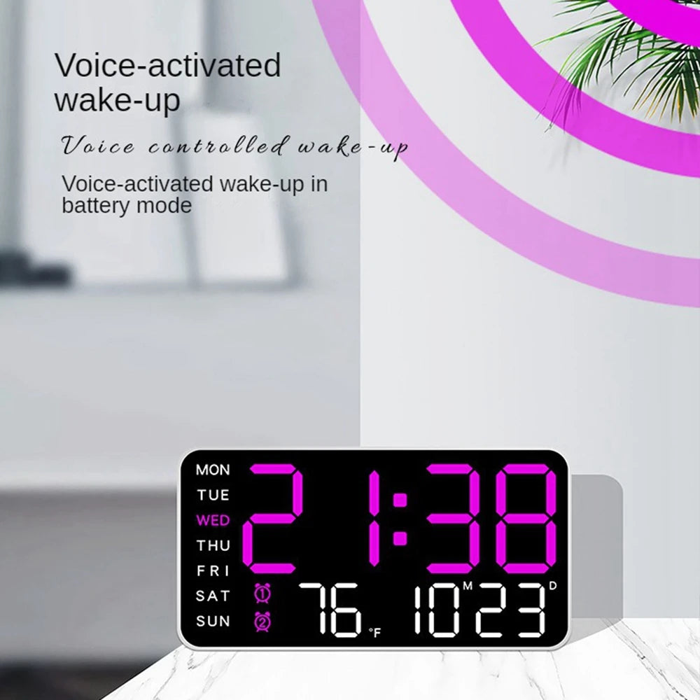 Multifunctional Digital Alarm Clock – Modern Design and Ultimate Convenience